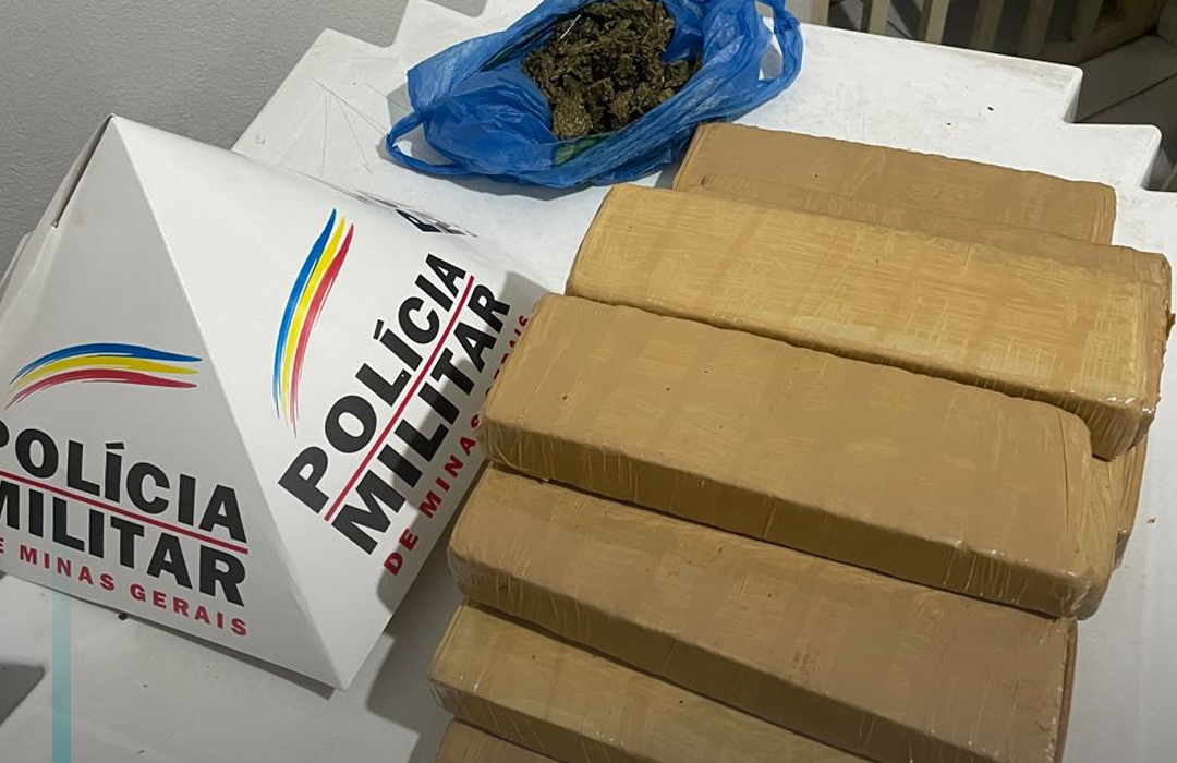 Duas mulheres são presas em Extrema com mais de 10kg de maconha em veículo