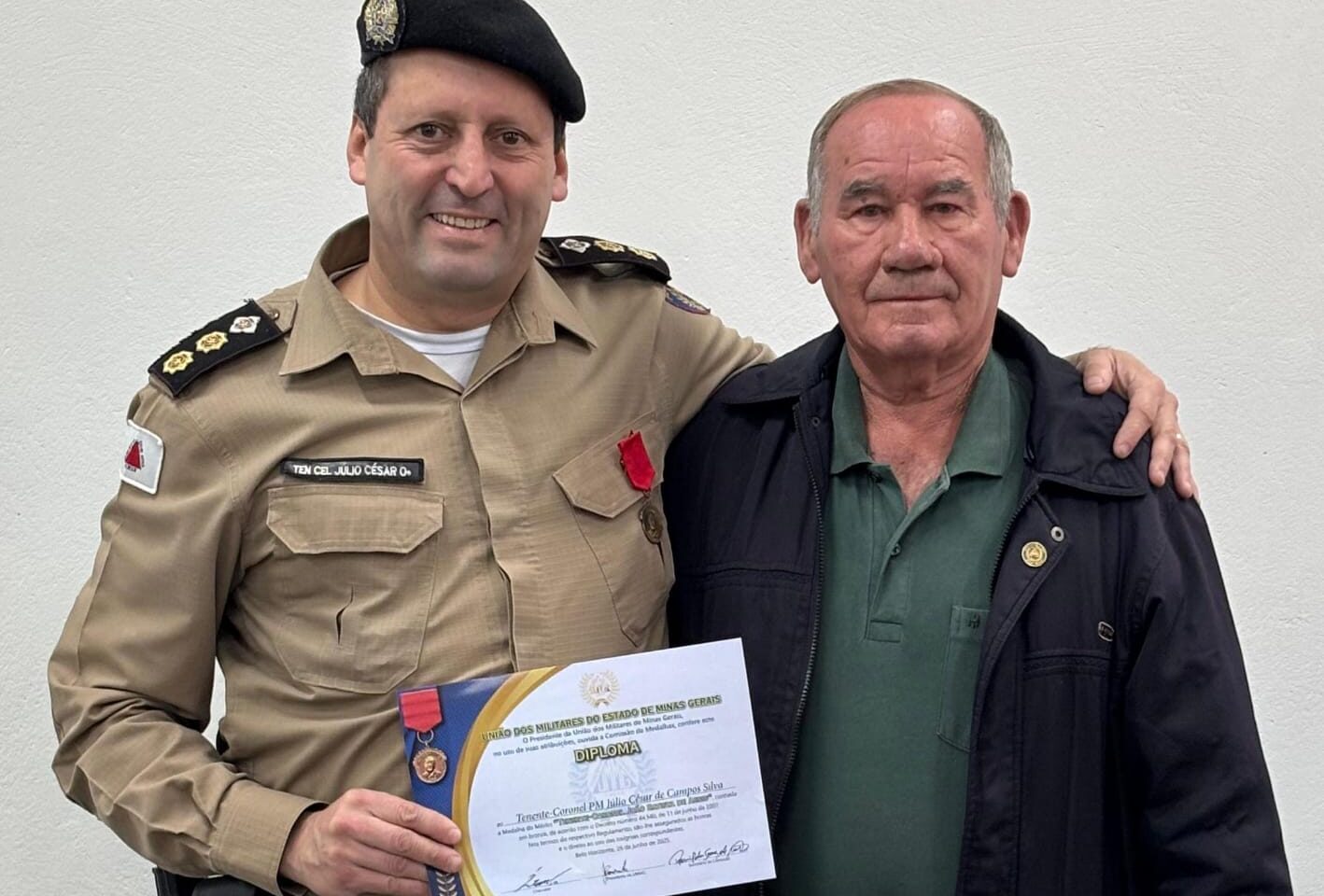 Comandante do 59º BPM é condecorado com medalha “Tenente Coronel João Batista De Assis” por sua atuação exemplar na PM