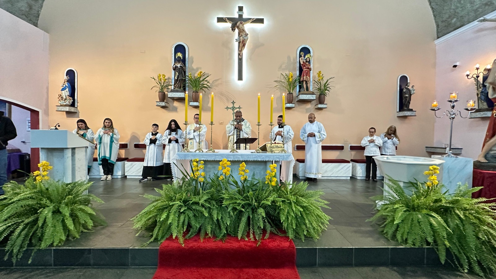 Paróquia São Cristóvão e São Benedito dá início as comemorações do padroeiro com novena na Igreja Matriz, seguida de festa social no Salão Paroquial