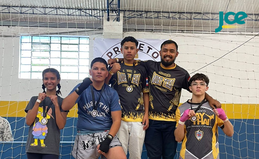 Quatro atletas de Extrema se destacam e sobem ao pódio na 1ª Copa Muay Thai ‘Vidas no Tatame’ em Bragança Paulista