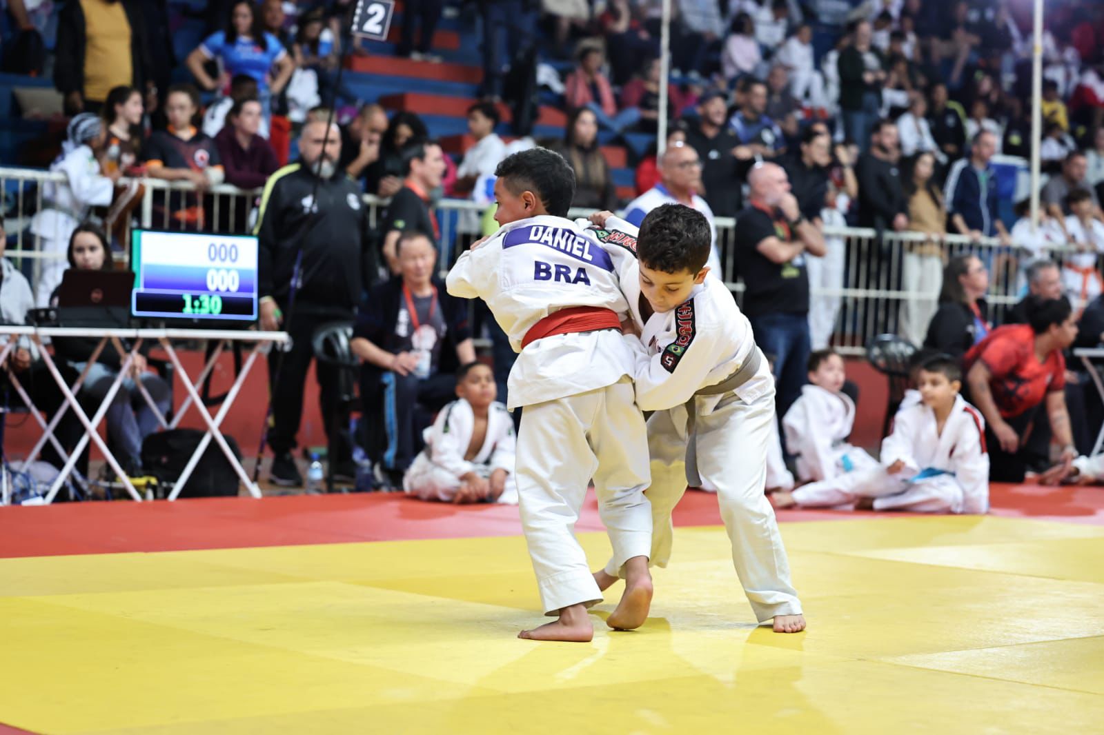 Judoca Danielsinho da Checkmat de Extrema garante boa classificação geral no Campeonato Inter Regional de Judô em Campo Limpo