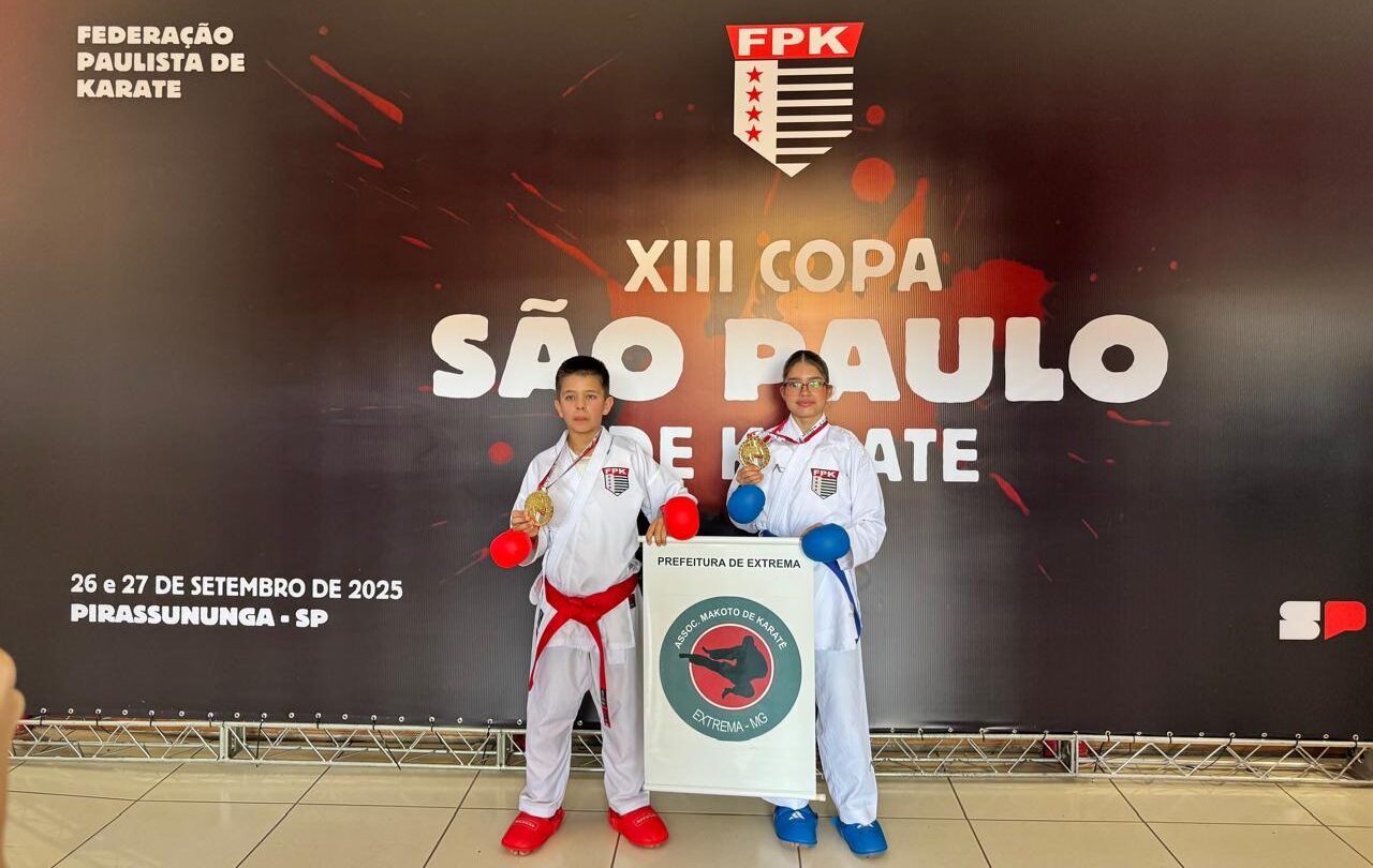 Atletas da Associação Makoto de Extrema conquistam ouro na XIII Copa São Paulo de Karatê e garantem vaga na final da etapa nacional que acontecerá em João Pessoa