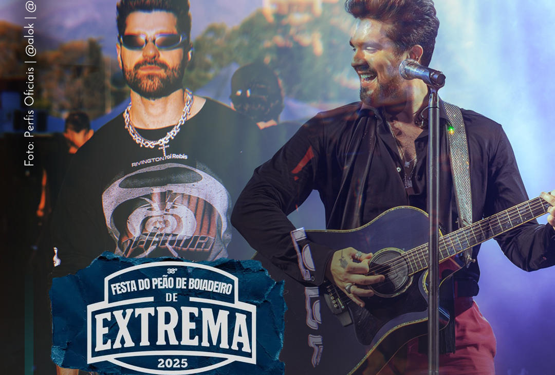Luan Santana e Alok abrem a 38ª Festa do Peão de Extrema nesta sexta-feira (17); confira a programação completa