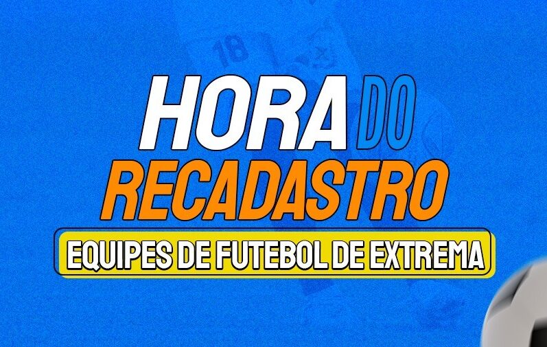 Dirigentes das equipes de futebol de Extrema são convocados a realizar o recadastro municipal até o dia 30 de janeiro
