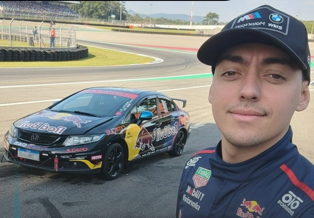 De Extrema para Interlagos: Piloto Guuh Car estreia nas pistas de corrida com o Honda Civic Red Bull Racing no próximo dia 8 de fevereiro